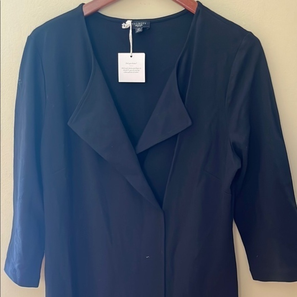 Talbots Black Midi Dress 16P
